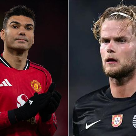 Gạch tên Casemiro, HLV Michael Carrick bất ngờ đưa 'trò cưng' Ruben Amorim về Man Utd