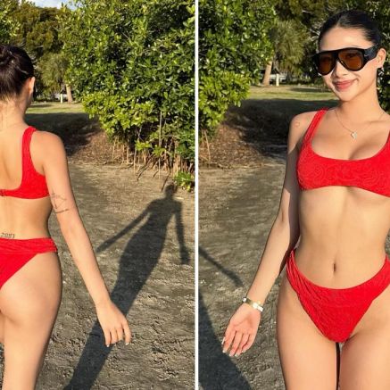 Tạm xa sân pickleball, Louis Phạm khiến netizen phát sốt với bikini đỏ khoe đường cong rực lửa