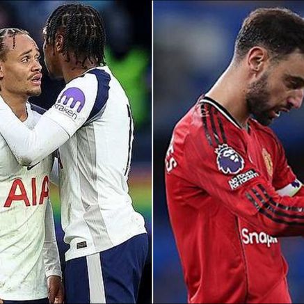 Kết quả bóng đá Ngoại hạng Anh hôm nay 24/4: Tottenham rơi xuống 'vực thẳm', Man Utd nhận tin vui?