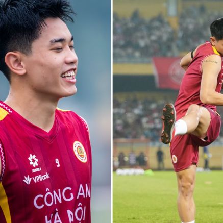 Kết quả bóng đá CLB CAHN 4-2 SLNA: Đình Bắc đi vào lịch sử V.League với cú hat-trick chấn động