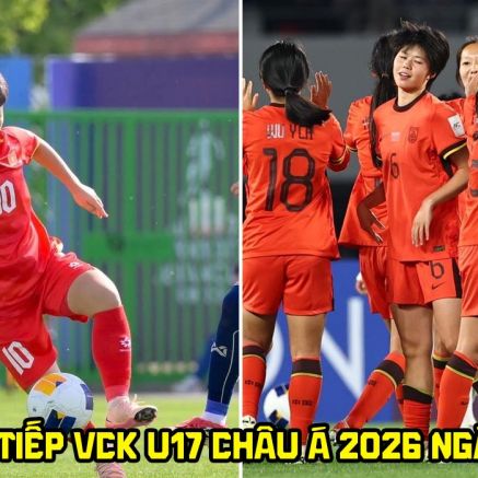 Trực tiếp VCK U17 châu Á 2026 hôm nay 4/5 - Link xem trực tiếp U17 Việt Nam vs U17 Trung Quốc