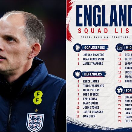 CHÍNH THỨC: Thomas Tuchel công bố đội hình ĐT Anh dự World Cup 2026, hàng loạt ngôi sao bị gạch tên