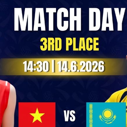 Link xem TRỰC TIẾP bóng chuyền AVC Cup 2026 hôm nay ngày 14/6: Tuyển bóng chuyền nữ Việt Nam 'trả nợ' Kazakhstan