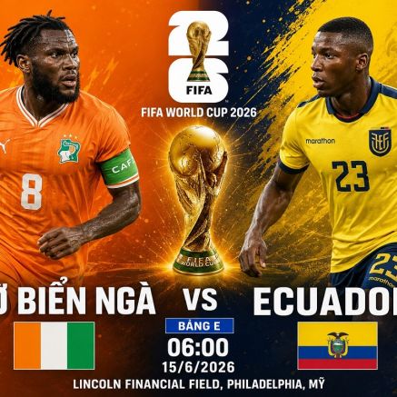 VTV trực tiếp bóng đá World Cup 2026 hôm nay 15/6 - Link xem trực tiếp Bờ Biển Ngà vs Ecuador