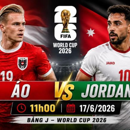 Dự đoán kết quả, tỷ số Áo vs Jordan - 11h00 hôm nay 17/6 - World Cup 2026: Tân binh châu Á nếm trái đắng?