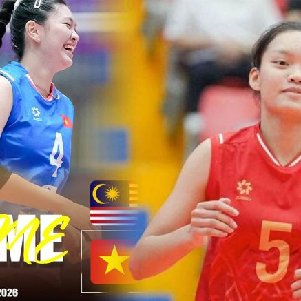 Xem TRỰC TIẾP bóng chuyền nữ Việt Nam đấu Malaysia ở đâu, kênh nào? Link xem bóng chuyền U18 Đông Nam Á 2026