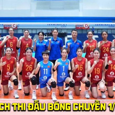 Lịch thi đấu bóng chuyền hôm nay 1/7 - Lịch trực tiếp bóng chuyền nữ U18 Việt Nam vs Đài Loan