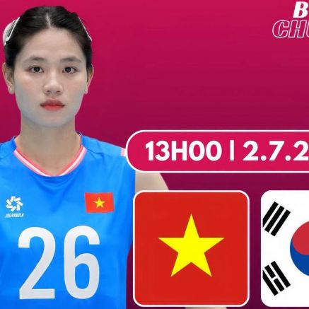 TRỰC TIẾP bóng chuyền nữ Việt Nam vs Hàn Quốc hôm nay 2/7- Link xem bóng chuyền nữ U18 châu Á 2026