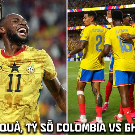 Kết quả, tỷ số Colombia vs Ghana hôm nay 4/7 - World Cup 2026: James Rodriguez hẹn Messi ở tứ kết