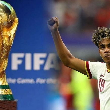 ĐT Tây Ban Nha hưởng lợi ở chung kết World Cup 2026, Lamine Yamal chạm một tay vào chiếc Cúp Vàng