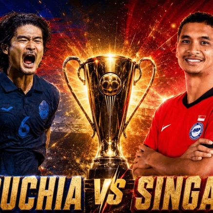 Link xem TRỰC TIẾP bóng đá Campuchia vs Singapore 19h00 ngày 24/7 - VTV6, VTV7 trực tiếp AFF Cup 2026 mới nhất