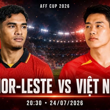VTV trực tiếp bóng đá Timor Leste vs Việt Nam - Link xem trực tiếp ASEAN Cup 2026 hôm nay 24/7 trên VTV6