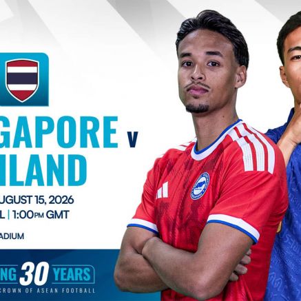 Xem trực tiếp bóng đá Singapore vs Thái Lan ở đâu, kênh nào? VTV trực tiếp bán kết AFF Cup 2026 hôm nay 15/8