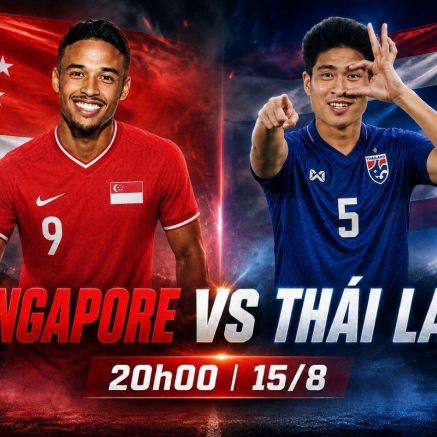 Dự đoán kết quả, tỷ số Singapore vs Thái Lan - Siêu máy tính nhận định bóng đá AFF Cup 2026 hôm nay 15/8