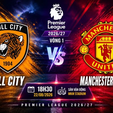 Dự đoán kết quả, tỷ số Hull City vs Man United - Vòng 1 Ngoại hạng Anh: Siêu máy tính nhận định bóng đá hôm nay 22/8