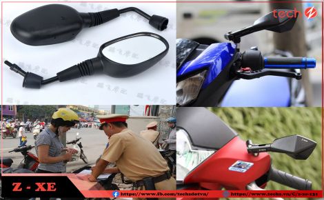 Nghị định 100/2019: Thay gương zin bằng gương thời trang bị phạt bao nhiêu tiền?