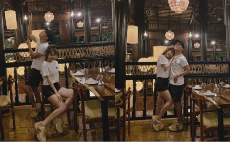 Trường Giang, Nhã Phương khoe đón Valentine muộn, fan xót xa khi phát hiện điểm lạ