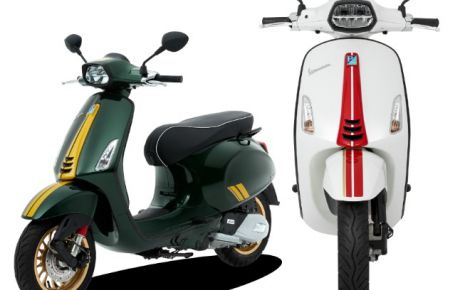 Ngất ngây cùng Vespa Sprint 150 phiên bản đẹp như xe đua đầy độc đáo