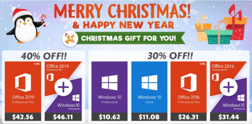 Giảm 40% khi mua Windows 10, Office 2019, chỉ từ 200.000 đồng