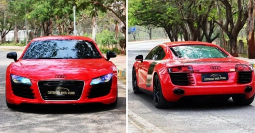 Crazy in front of the super car Audi super surfing for sale at low prices, like Toyota Fortuner, Honda CR-V