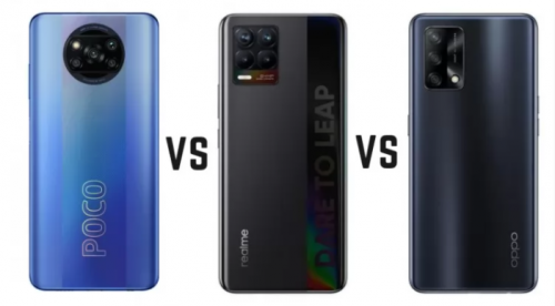 Compare Oppo F19, Realme 8 vs Poco X3 Pro: Which model should I choose in the mid-range segment?