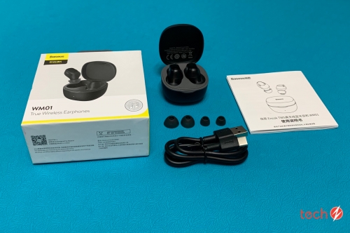 Review Baseus WM01 wireless headset 