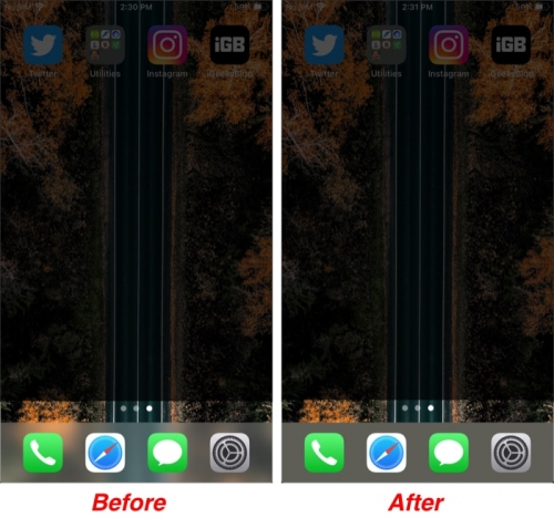Hướng dẫn đổi màu thanh dock iPhone chạy iOS 15