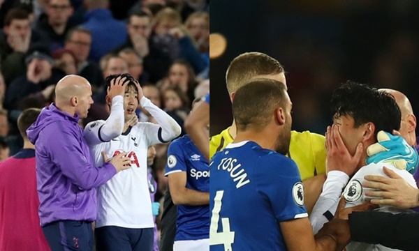 Son Heung Min khóc nức nở, suy sụp hoàn toàn sau khi làm gãy cổ chân Andre Gomes