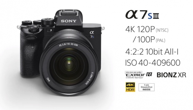 Sony Alpha 7S III ra mắt tại Việt Nam, quay phim cực định giá 83 triệu