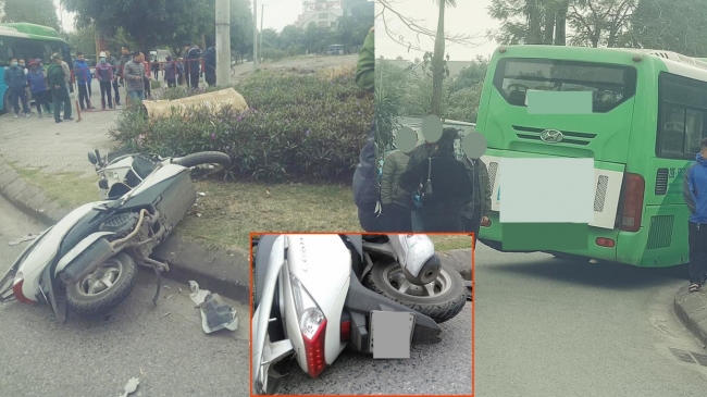 Nam thanh niên đi Honda Lead tử vong tại chỗ sau cú va chạm ‘động trời’ với xe buýt 