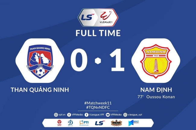 Kết quả bóng đá Than Quảng Ninh vs Nam Định: Đội bóng thành Nam thu hẹp khoảng cách với HAGL