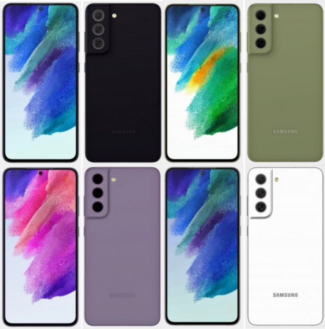 Samsung Galaxy S21 FE sẽ có nhiều màu hấp dẫn
