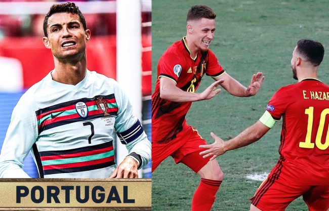 Kết quả bóng đá Bỉ vs Bồ Đào Nha - Vòng 1/8 EURO 2021: Hazard lập siêu phẩm tiễn Ronaldo về nước