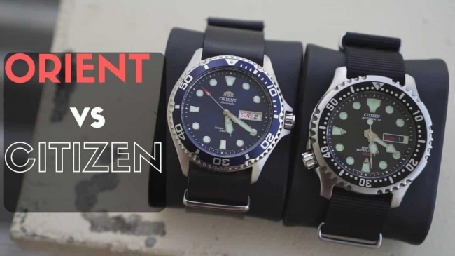 So sánh đồng hồ Citizen và Orient: Nên mua hãng nào tốt?