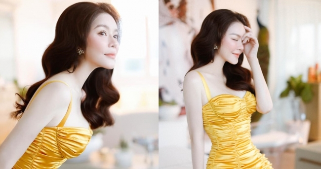 Lý Nhã Kỳ diện váy body bó sát khoe thân hình và nhan sắc U40 gây choáng ngợp