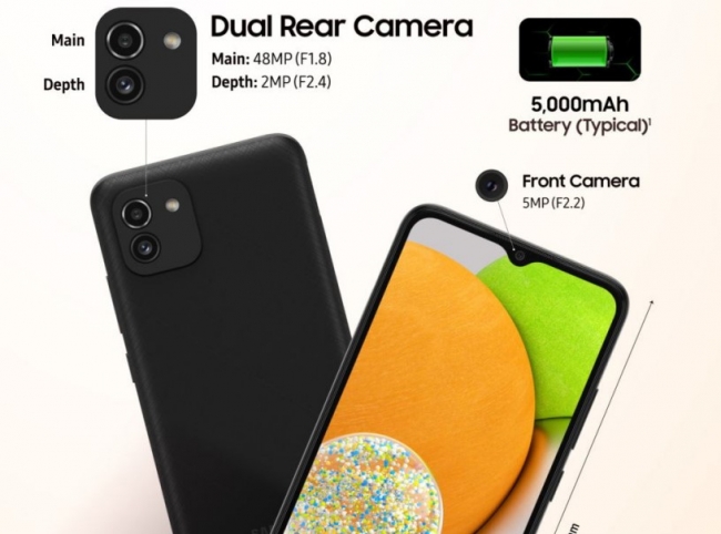 Samsung ra mắt Galaxy A03 hứa hẹn là một 'ông vua giá rẻ mới' khiến người dùng 'mong ngóng'