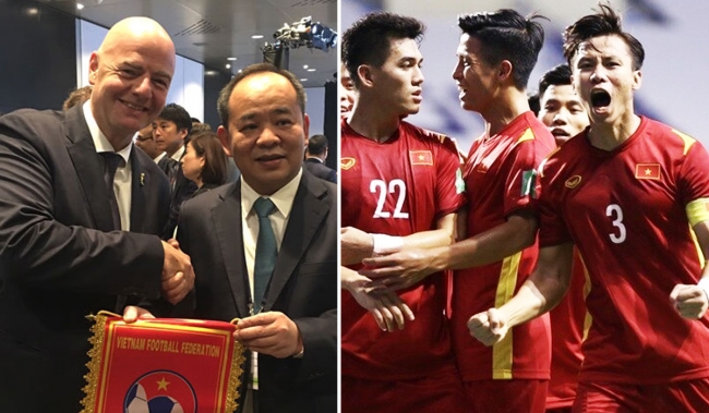 AFF Cup nhận tin vui từ FIFA, chủ tịch Infantino mở toang cánh cửa dự World Cup cho ĐT Việt Nam