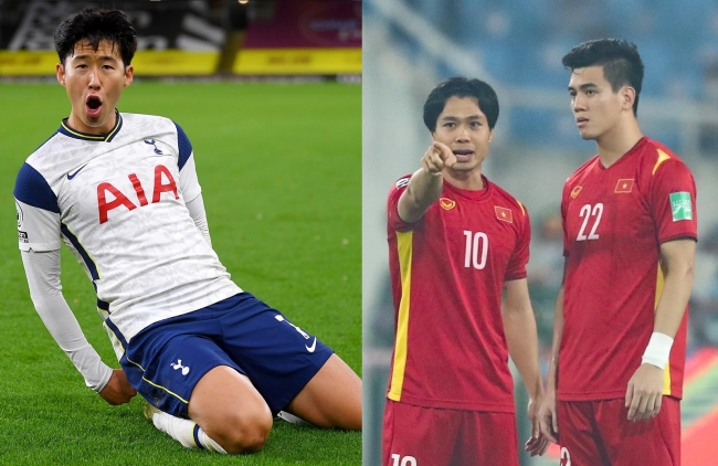 Sánh ngang Son Heung Min, ngôi sao của ĐT Việt Nam bất ngờ được đề cử Cầu thủ hay nhất châu Á 2021