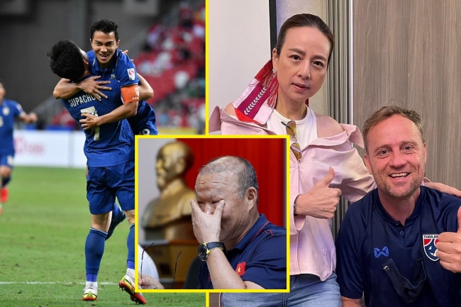 Sáng cửa soán ngôi ĐT Việt Nam ở AFF Cup, HLV Thái Lan thừa nhận có nữ trưởng đoàn 'quan hệ rộng'