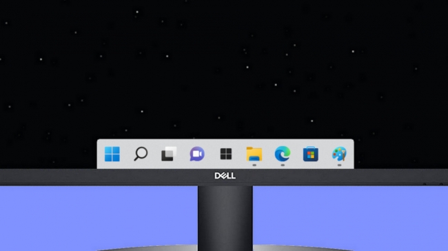 Mẹo biến thanh taskbar trên Windows 11 thành thanh dock của macOS