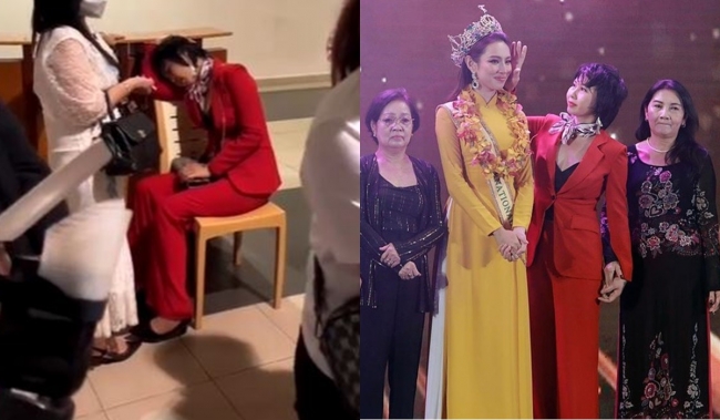 Sự thật về clip mẹ ruột HH Thùy Tiên mệt lả, bắt xe ôm về 1 mình sau buổi lễ về nước, xôn xao CĐM  