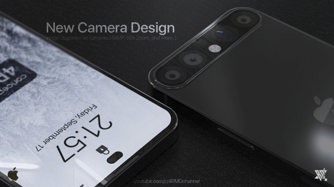 Chiêm ngưỡng iPhone 14 Pro với thiết kế camera xoay ngang hoàn toàn mới