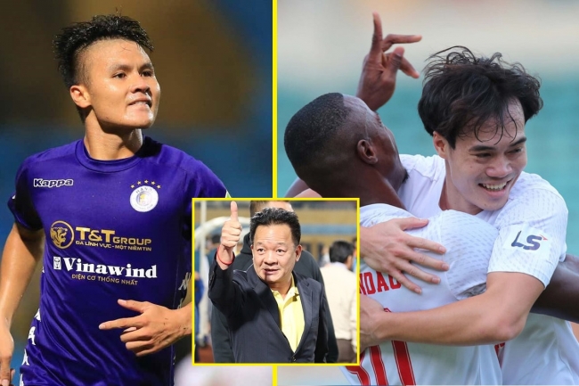 Bầu Hiển bạo chi để giữ chân Quang Hải, CLB Hà Nội vượt xa HAGL trên BXH đặc biệt của V.League 2022