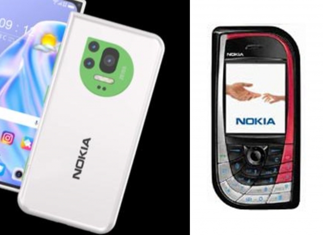 Ngắm Nokia 7610 Pro 5G: Thiết kế 'chiếc lá' huyền thoại, chip Snapdragon 8 Gen 1, camera 100MP