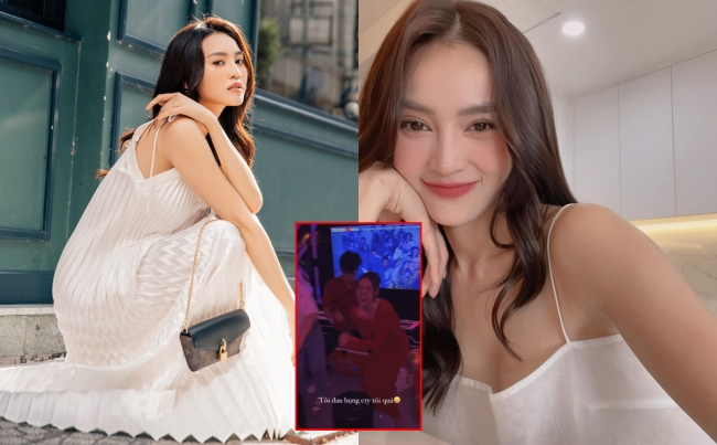 Lộ khoảnh khắc Lan Ngọc đi hát karaoke, uống bia cùng bạn bè, body thật khi diện váy cắt xẻ gây sốt