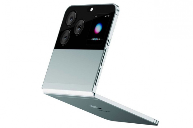 Ý tưởng iPhone Air màn hình gập, thiết kế tương tự Galaxy Z Flip3