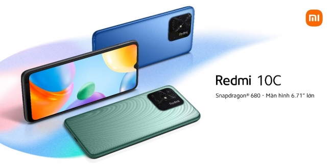 Redmi 10C ra mắt cùng chip Snapdragon® 680 và màn hình lên đến 6.71 inch cho trải nghiệm cực 'đã'