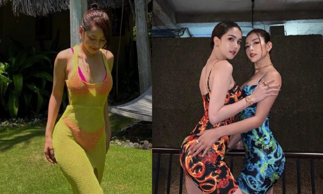 Táo bạo hơn Ngọc Trinh, Chi Pu mặc váy mỏng tang lộ toàn bộ nội y sặc sỡ bên trong, CĐM la ó: Chê!