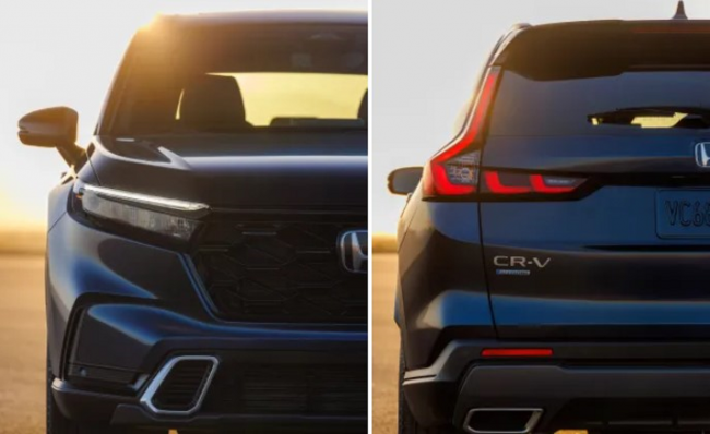 Honda CR-V 2023 lần đầu lộ diện: Đẹp xuất sắc, hé lộ ngày ra mắt 'đấu' Hyundai Tucson