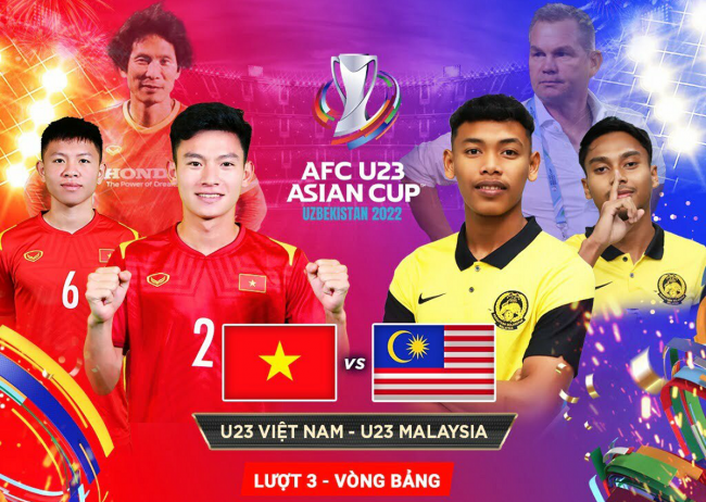 Trực tiếp bóng đá U23 Việt Nam vs U23 Malaysia, U23 châu Á hôm nay - Link xem trực tiếp bóng đá VTV6